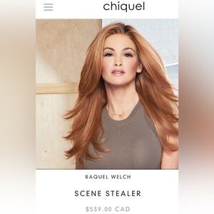 “ Scene Stealer ” Raquel Welch synthetic hair wig